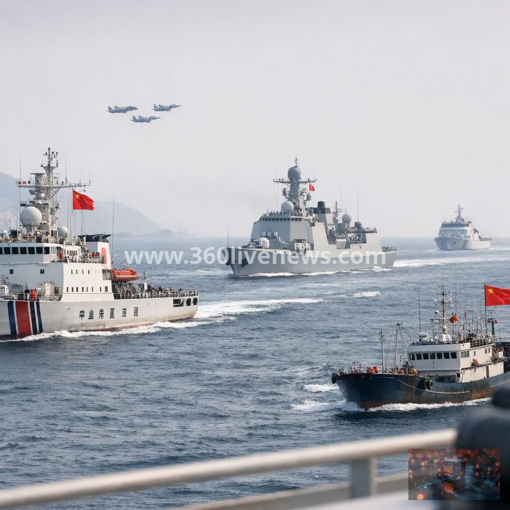 China expands maritime patrols east of Taiwan, raising blockade fears
