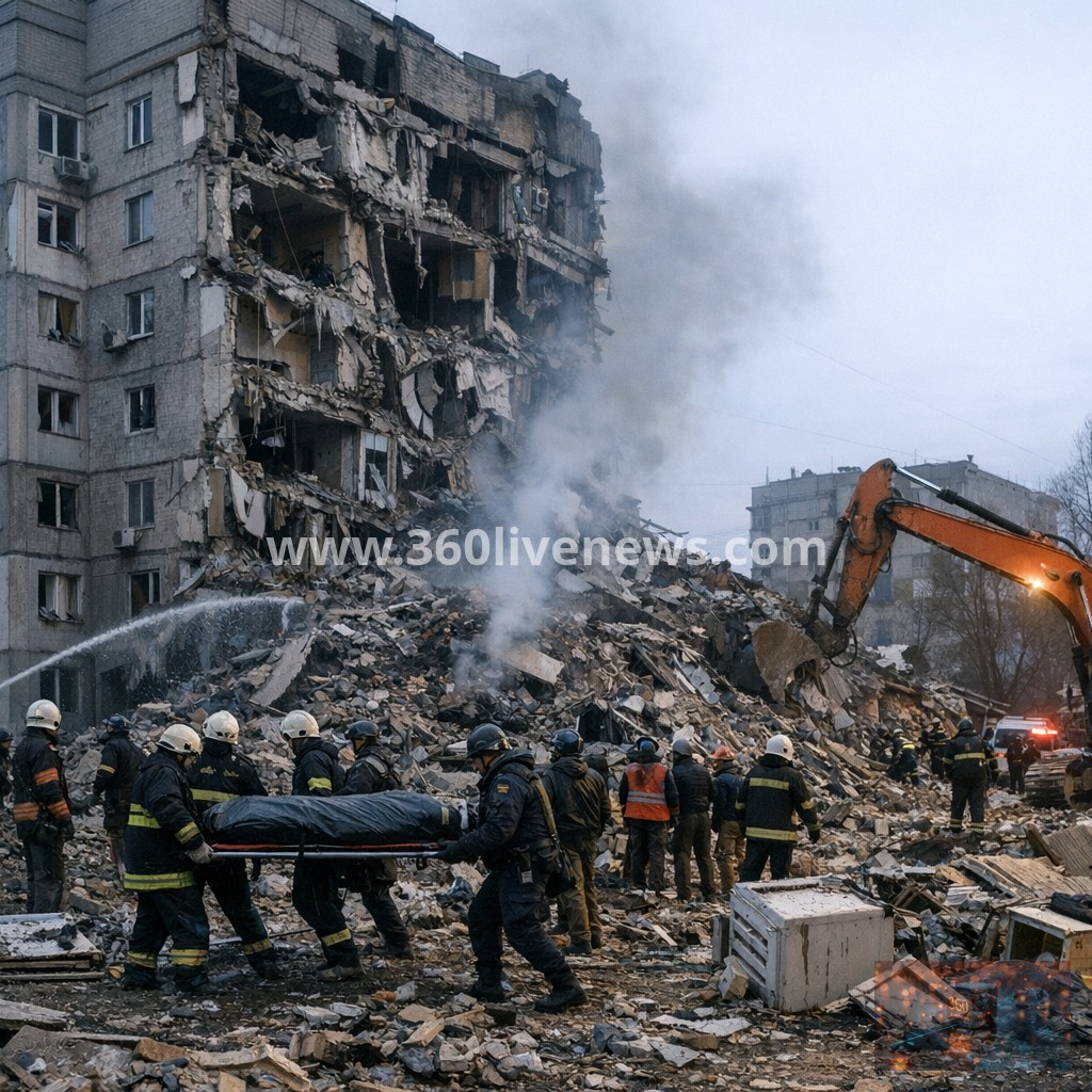 At least 12 killed in Russian strikes on Ukrainian cities