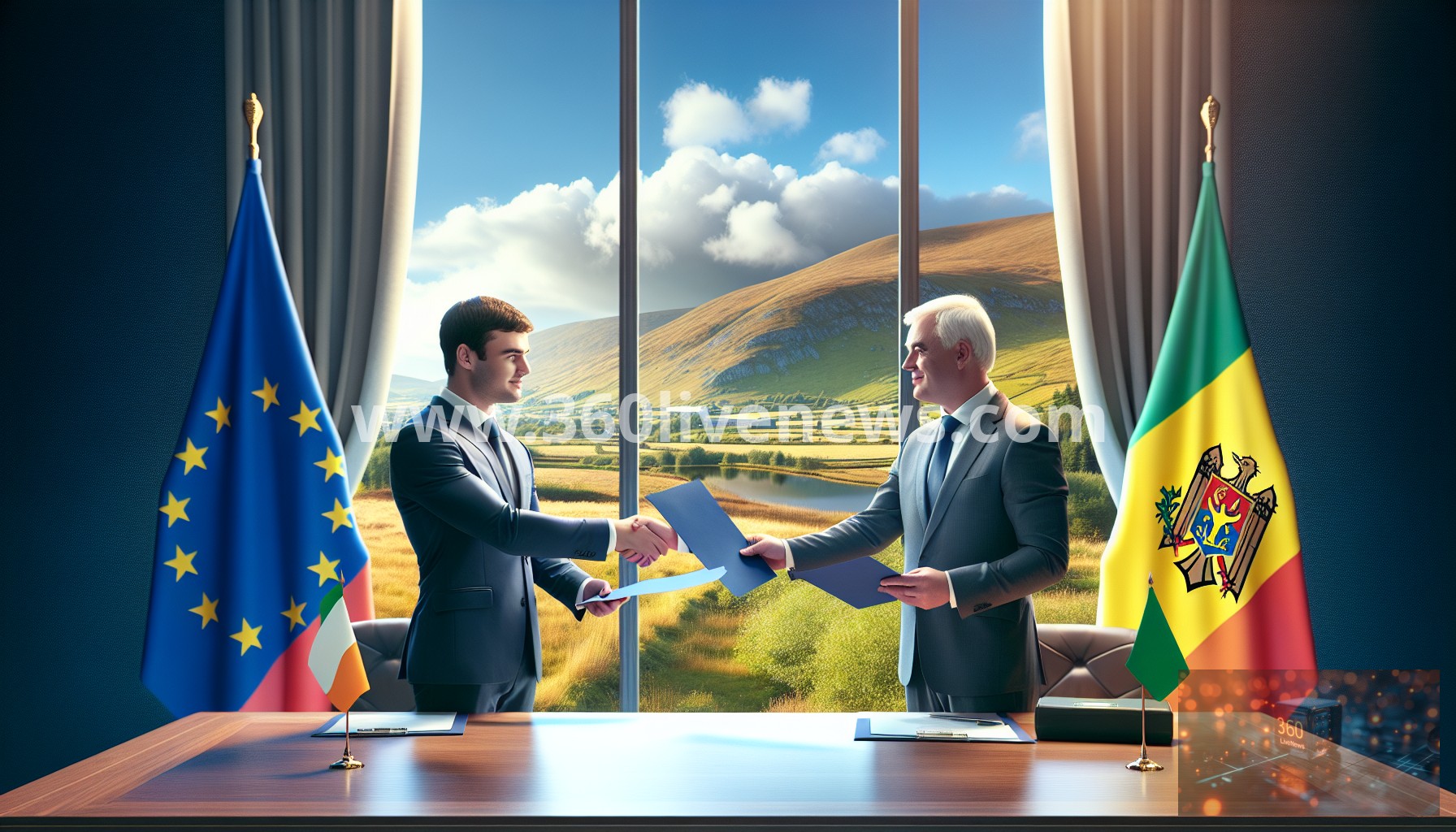 Ireland Supports Moldova's EU Membership Bid During Talks Between Leaders