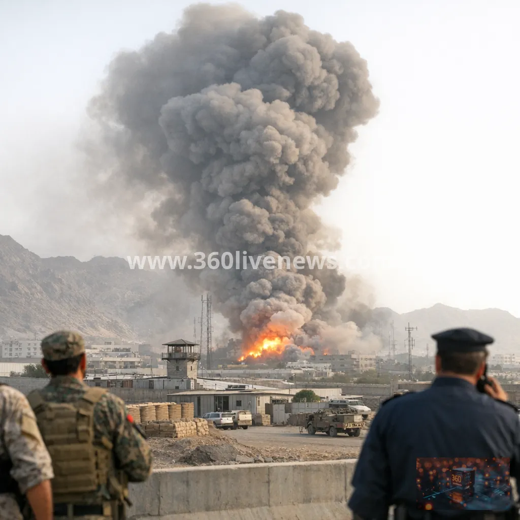 Blast heard in Yemen's Aden as Houthis claim missile strike on military camp