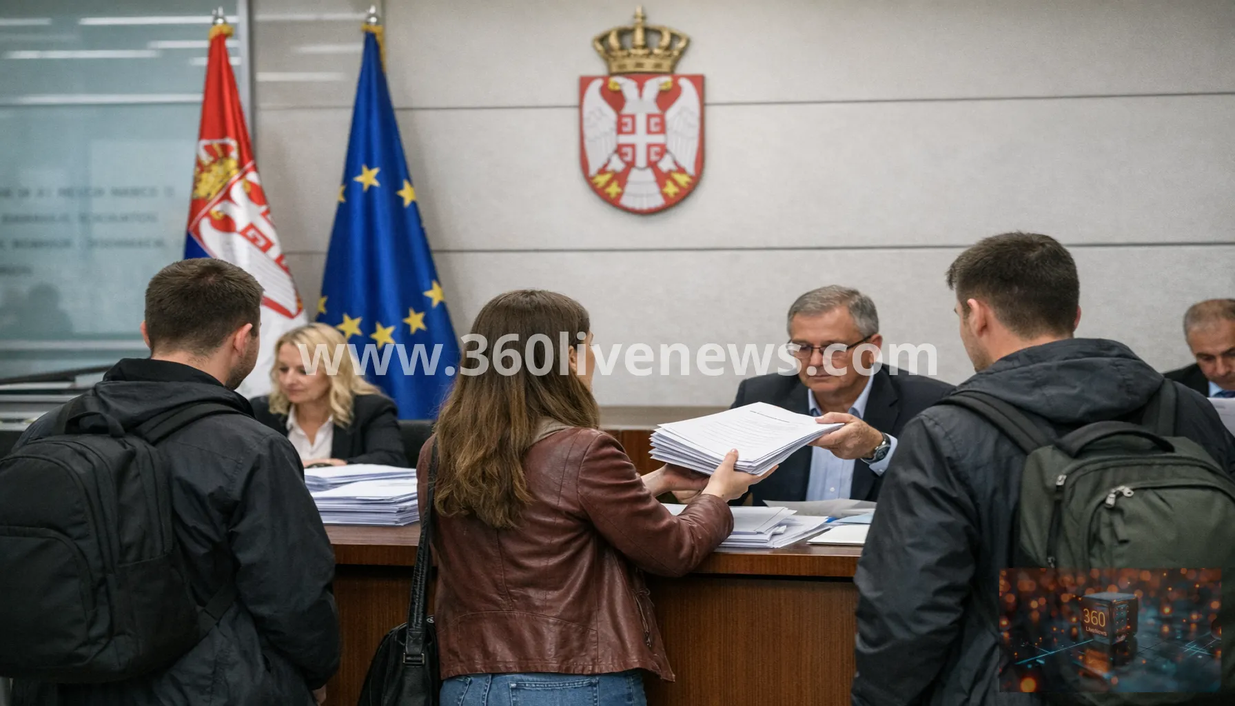 Serbia student movement submits election list ahead of snap vote