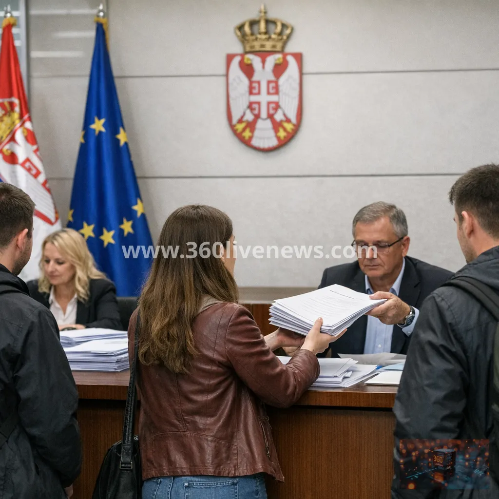 Serbia student movement submits election list ahead of snap vote