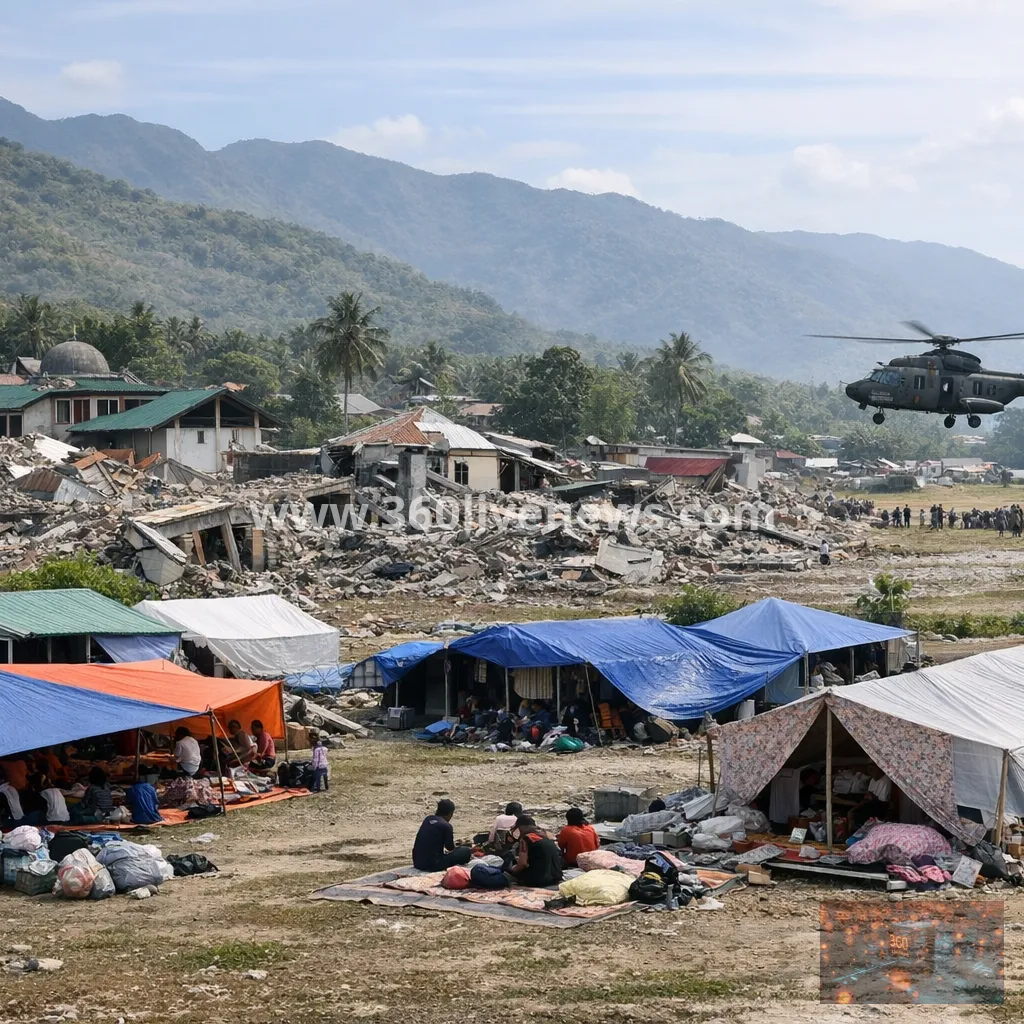 Deadly earthquake on Indonesia's Flores island as aid shortages deepen