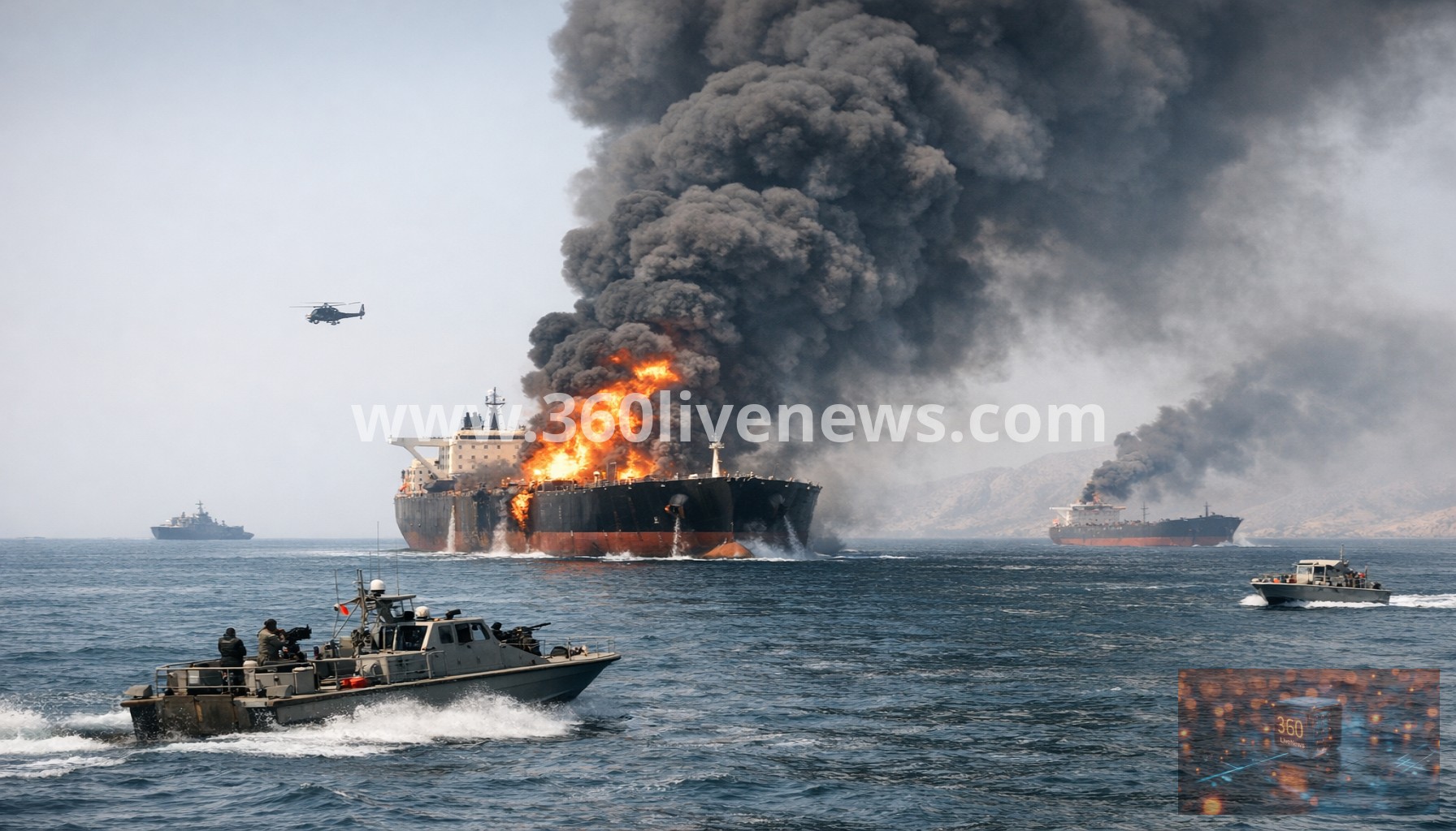 Ships attacked in Strait of Hormuz amid Iran's declaration of strict control