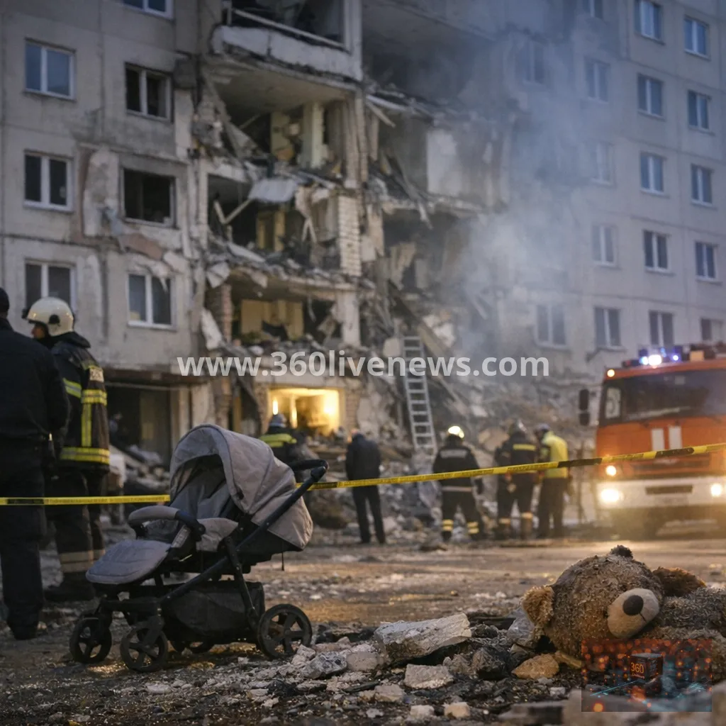 Baby and man dead in Russia after overnight Ukraine drone strikes
