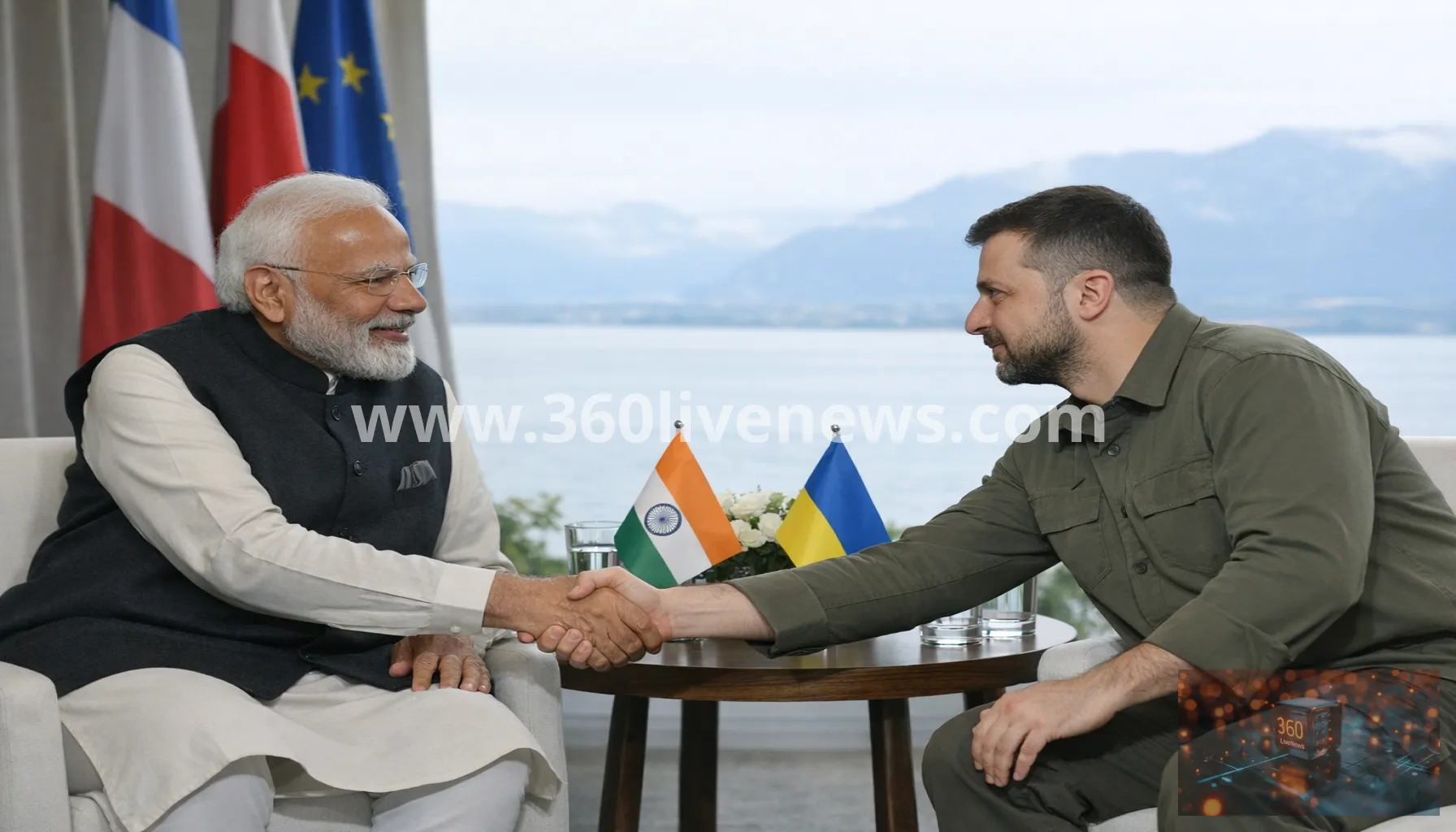 Modi meets Zelenskyy at G7 summit in Evian, says India will be on side of peace