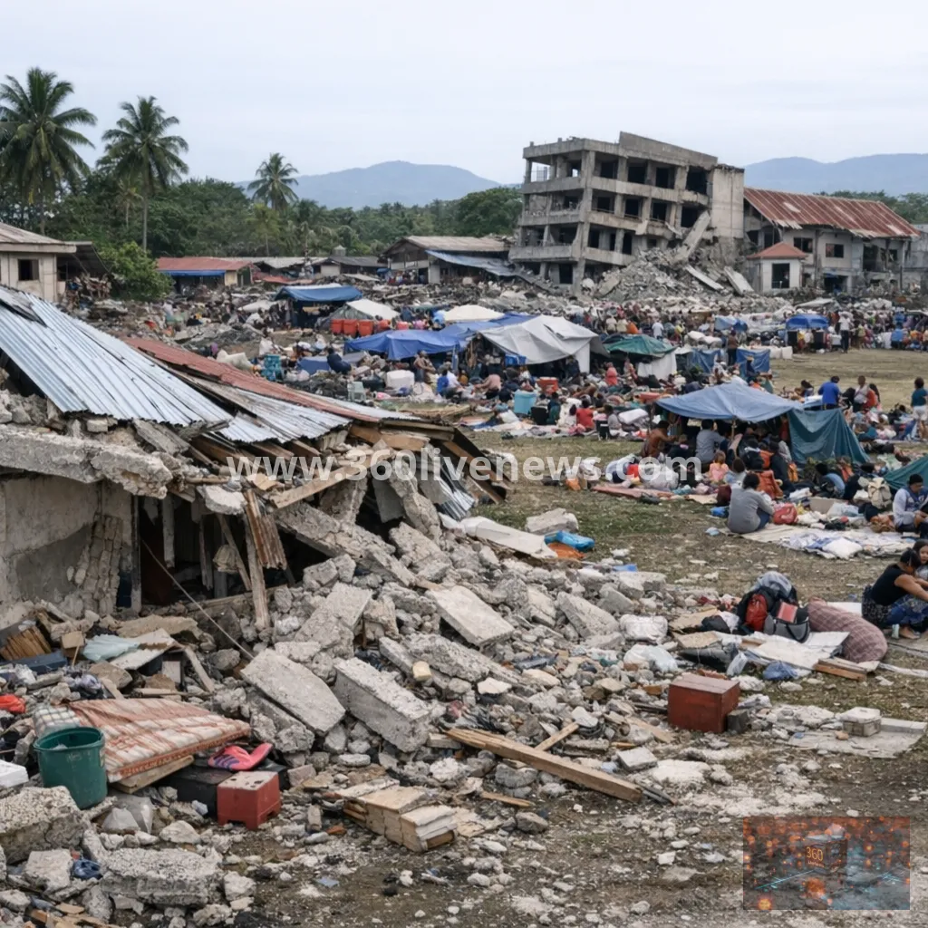 At least 37 killed as powerful Mindanao earthquake displaces tens of thousands