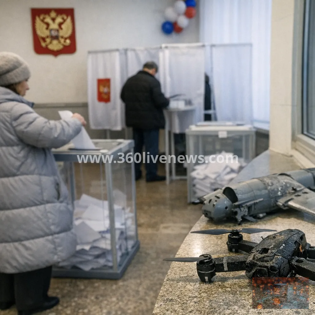 Ukraine drone barrage hits Moscow as Russia opens parliamentary vote