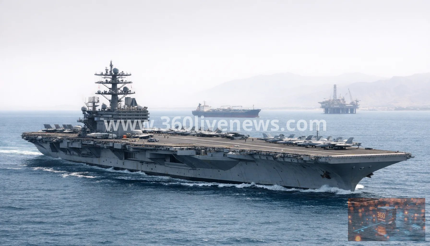 US shifts last aircraft carrier in Asia to Middle East as Iran war strains regional posture