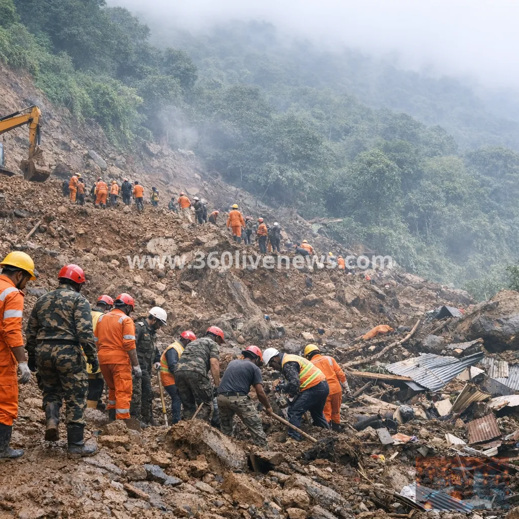 Rescuers search for five missing after deadly landslide in Kerala, India