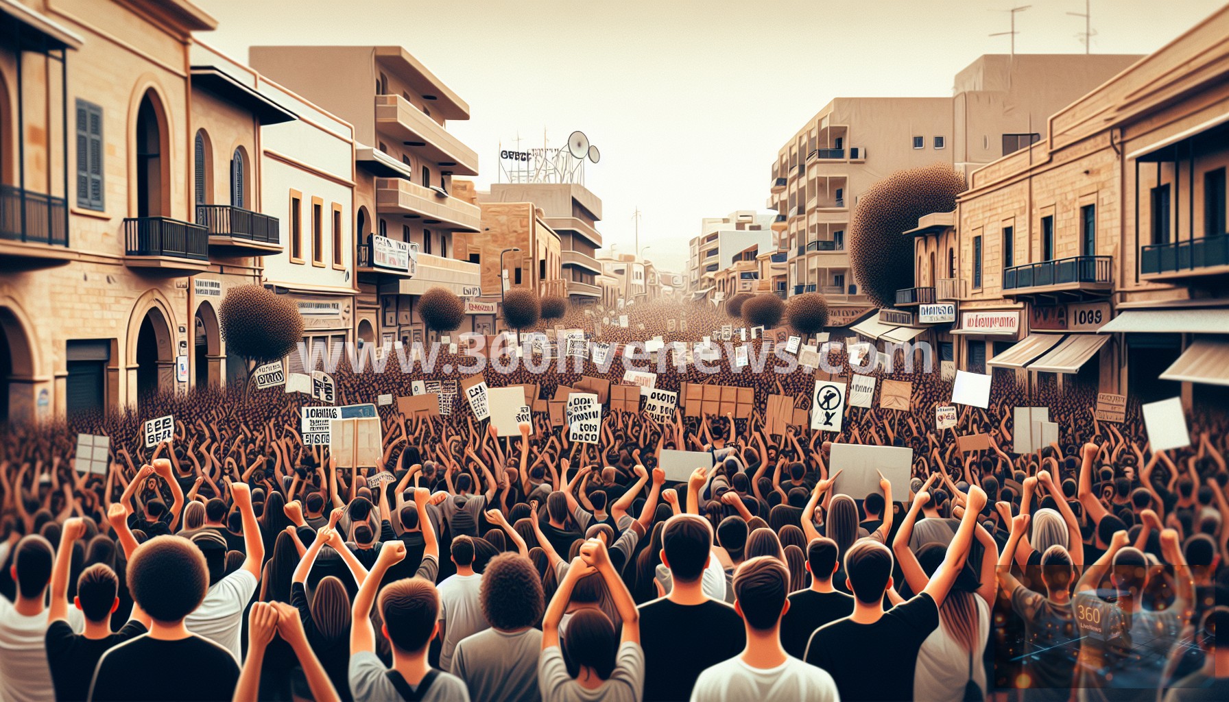 Protests Erupt in Cyprus Demanding Closure of British Military Bases Amid Regional Tensions