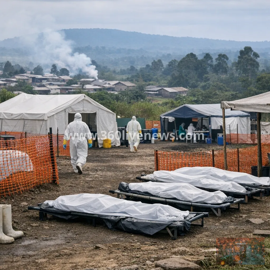 DR Congo Ebola outbreak worsens as deaths rise to 2,325 and cases reach 4,945