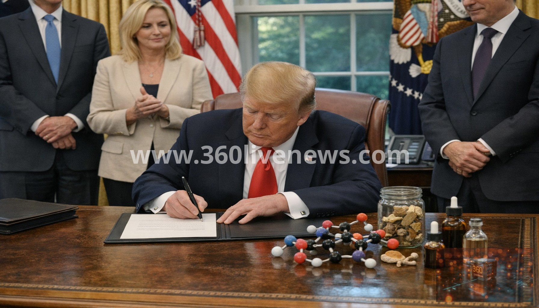 US President Trump signs executive order to accelerate psychedelic drug research