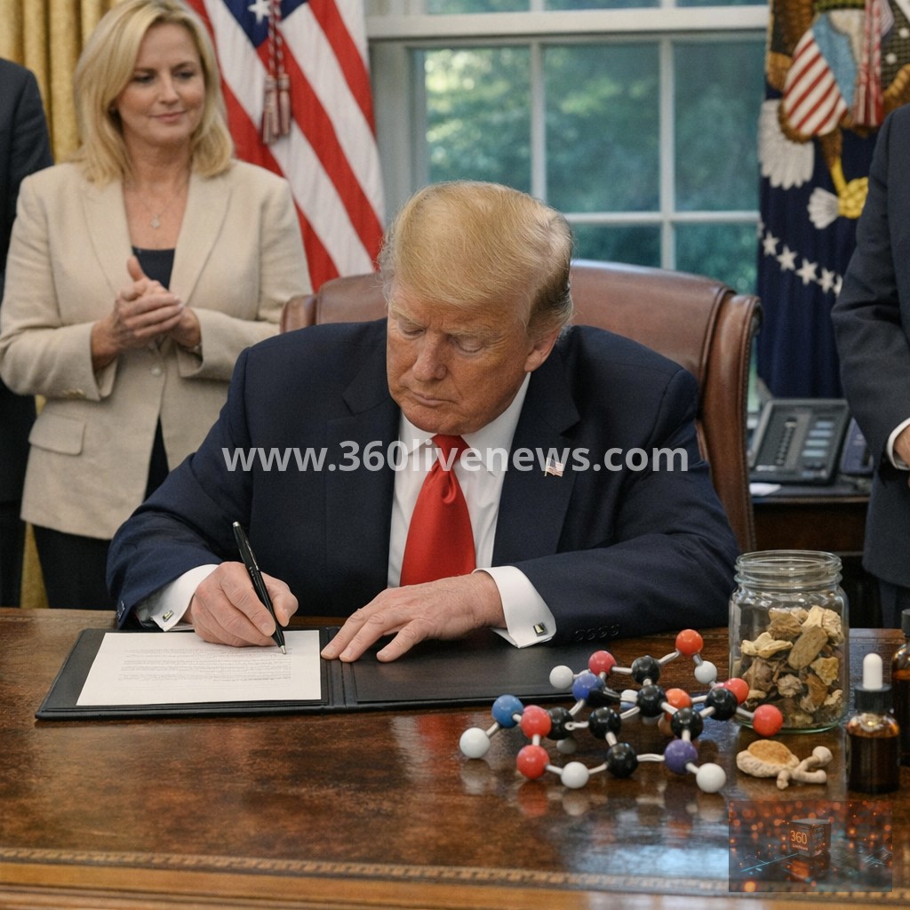 US President Trump signs executive order to accelerate psychedelic drug research