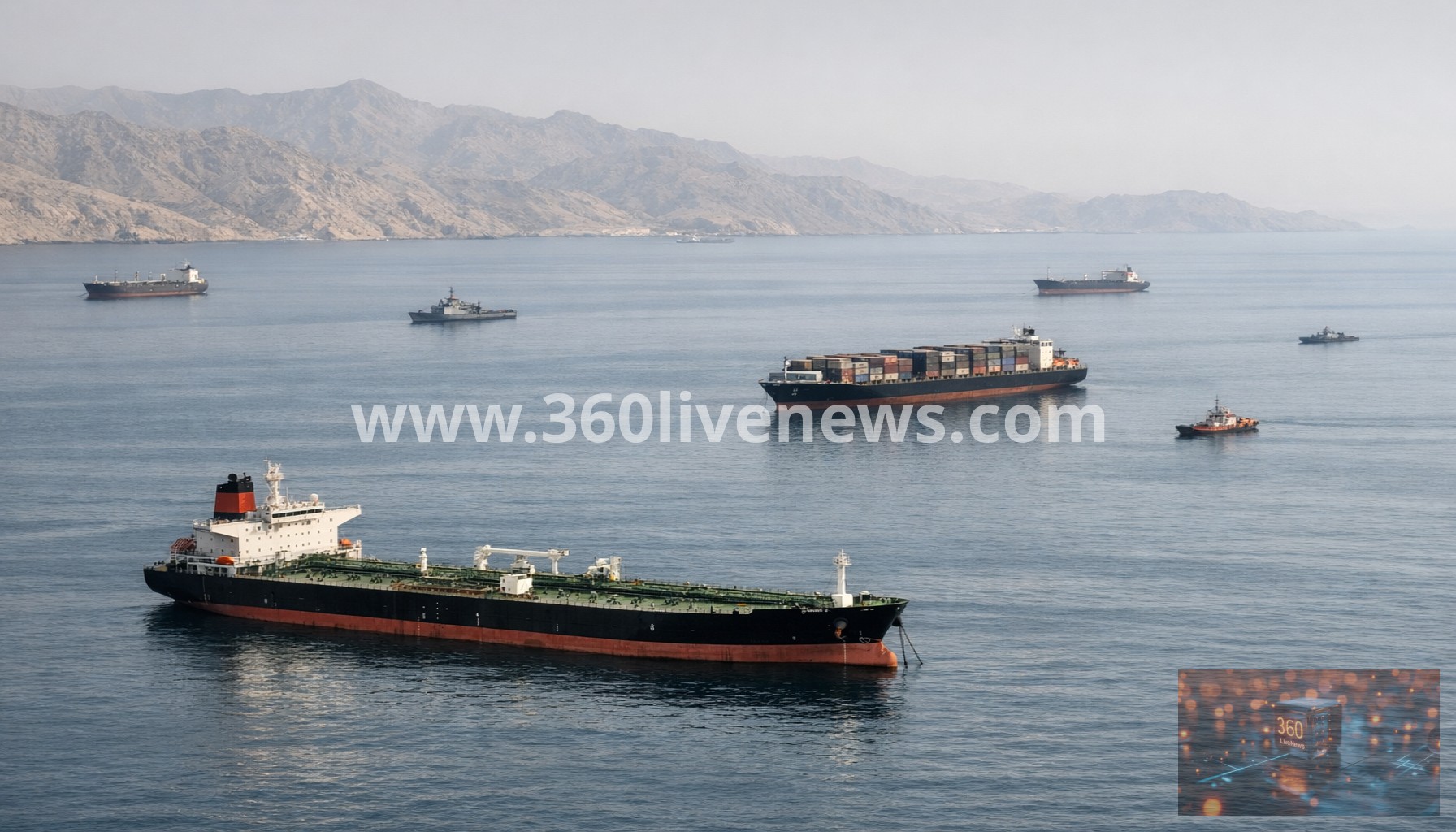 Shipping traffic in the Strait of Hormuz nearly halted amid rising threat of Iranian sea mines and tensions with the IRGC