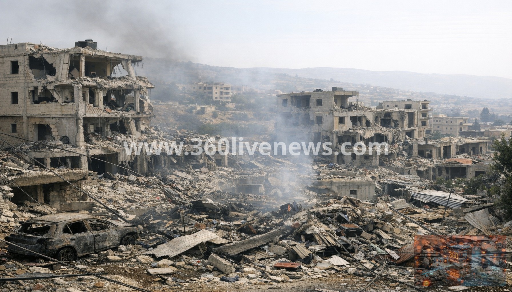 Widespread destruction reported in southern Lebanon towns amid Israel-Hezbollah war