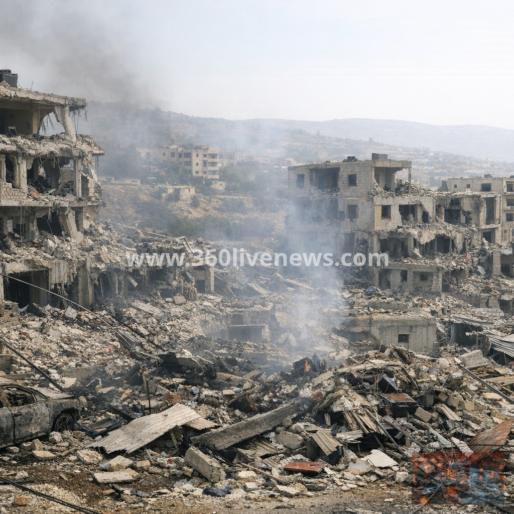 Widespread destruction reported in southern Lebanon towns amid Israel-Hezbollah war