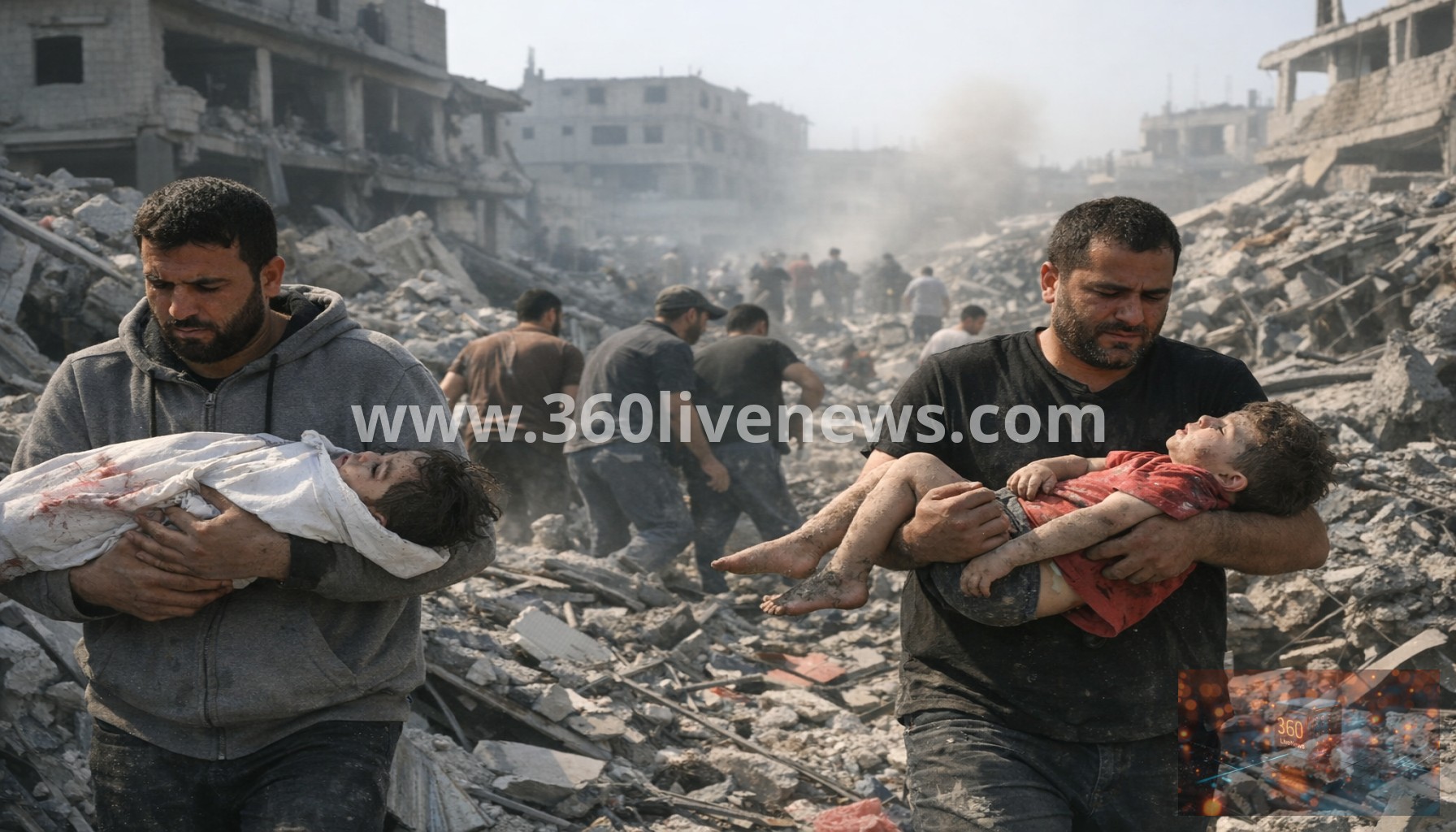 Israeli strikes kill multiple Palestinians including children in Gaza