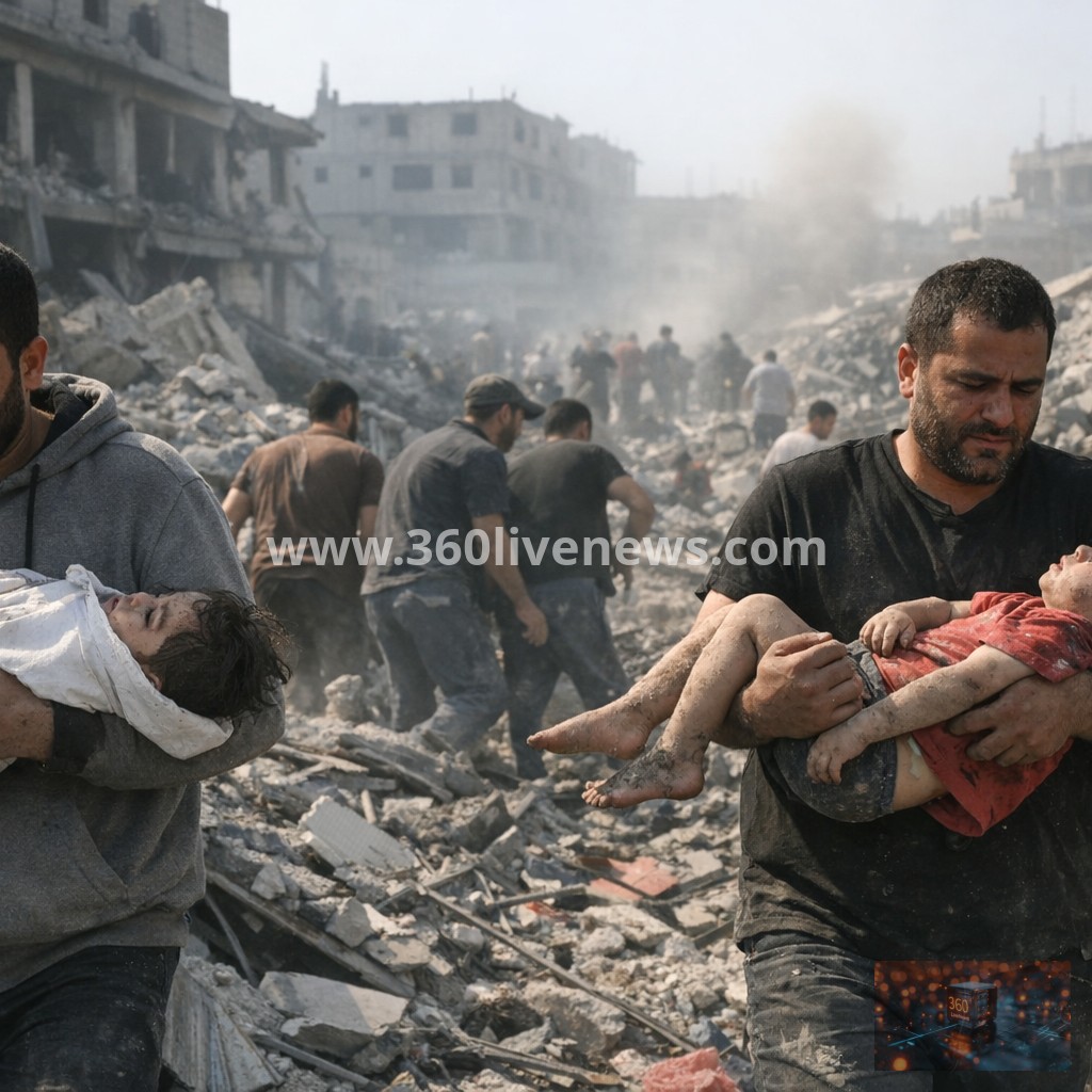 Israeli strikes kill multiple Palestinians including children in Gaza