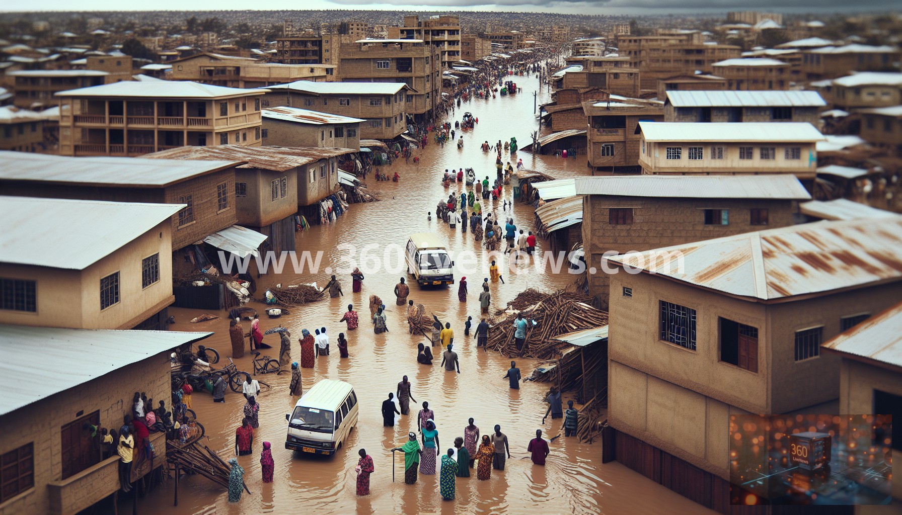 Flooding in Kenya leads to 88 deaths and displaces over 34,000 people, impacting Nairobi and 21 counties