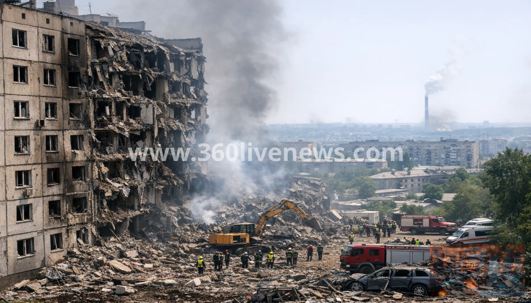 Russian missile strike kills three in Kryvyi Rih, Ukraine says