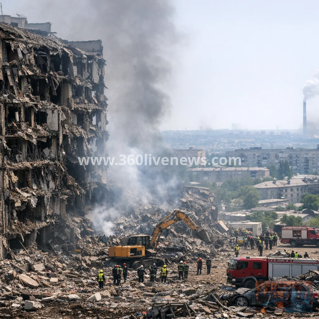 Russian missile strike kills three in Kryvyi Rih, Ukraine says