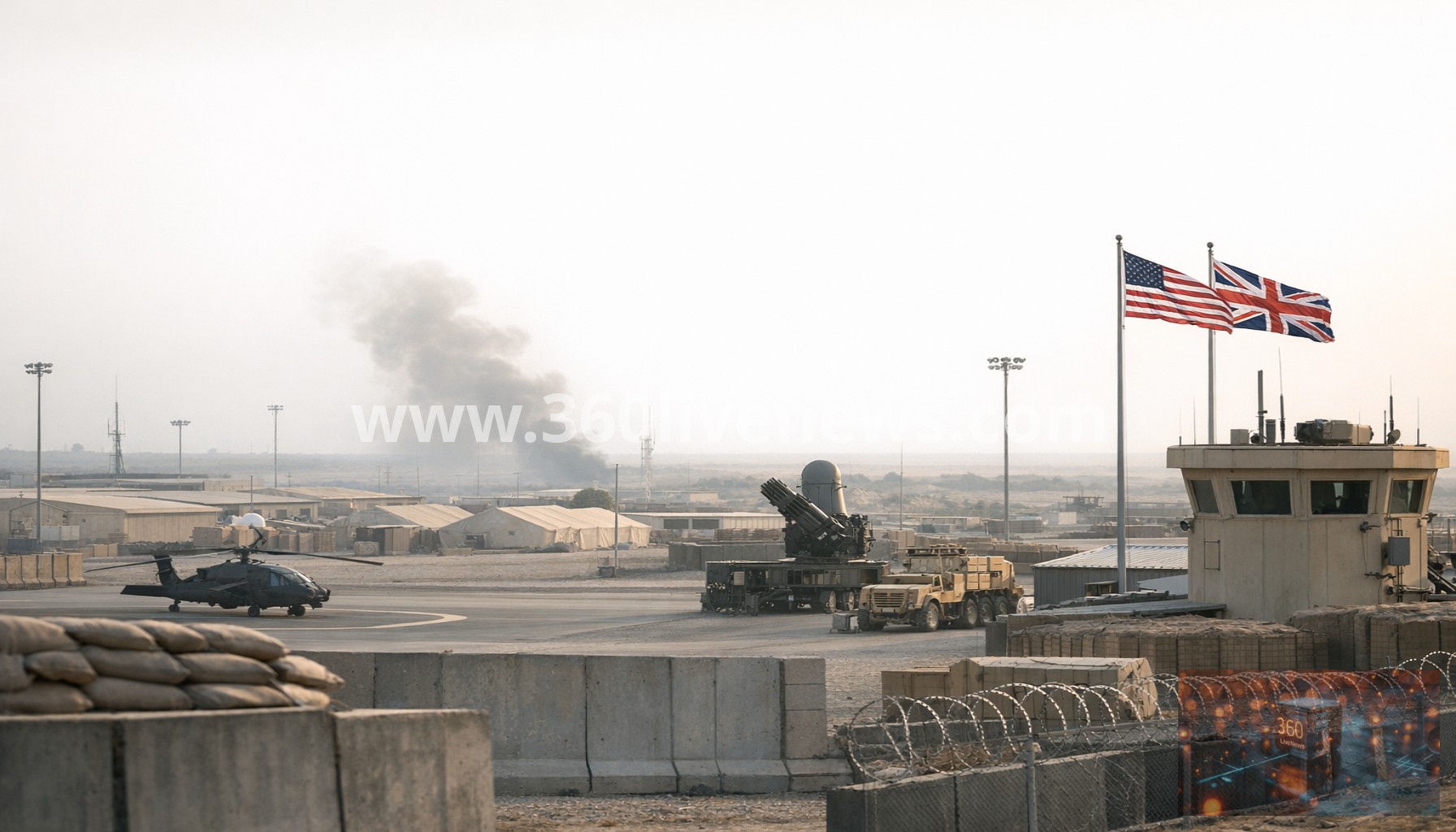 UK-US Military Base in Iraq Targeted by Up to 28 Drone Attacks Daily