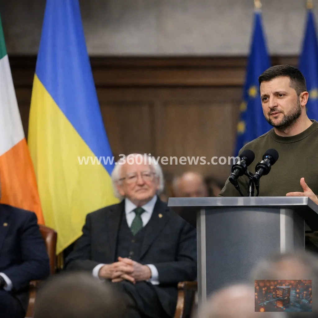 Zelensky thanks Ireland for support as Dublin opens EU presidency