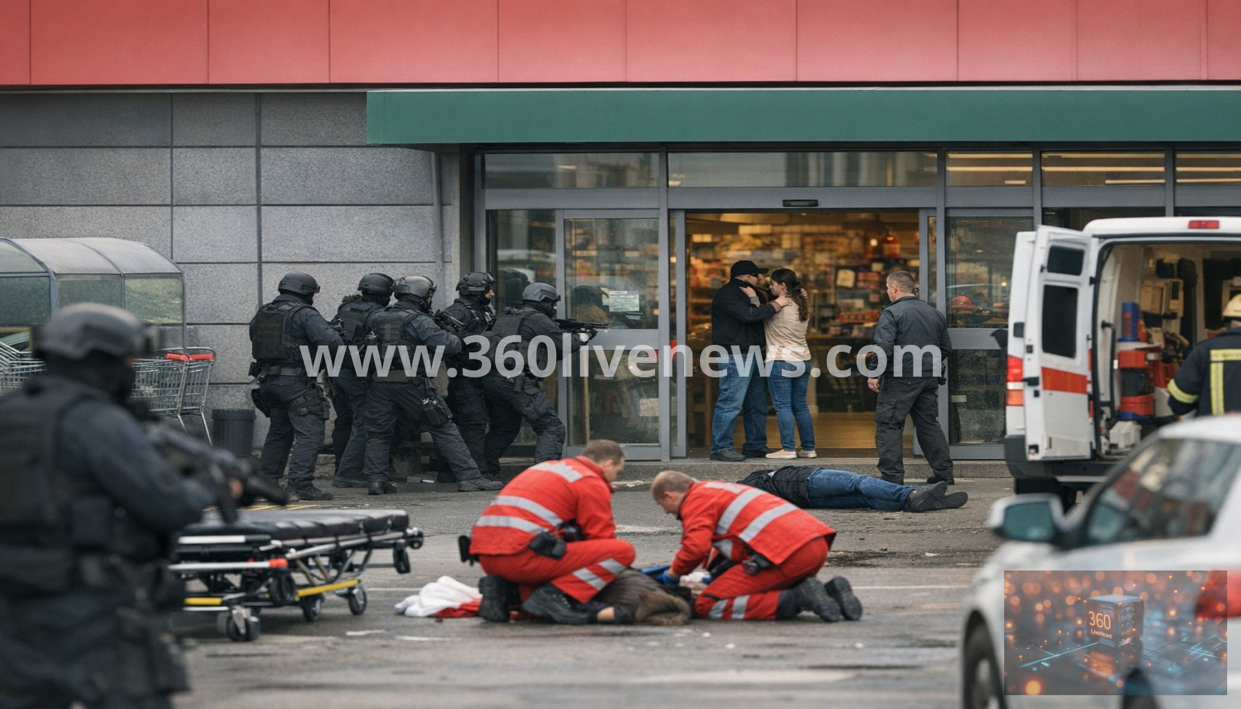 Gunman kills six and takes hostages in Kyiv before police shoot him dead
