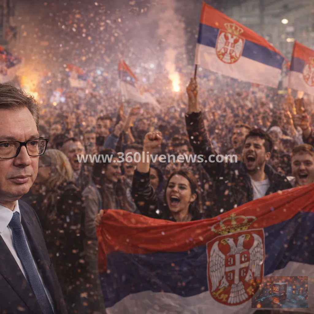 Student List wins absolute majority in Serbia, ending 14 years of SNS rule