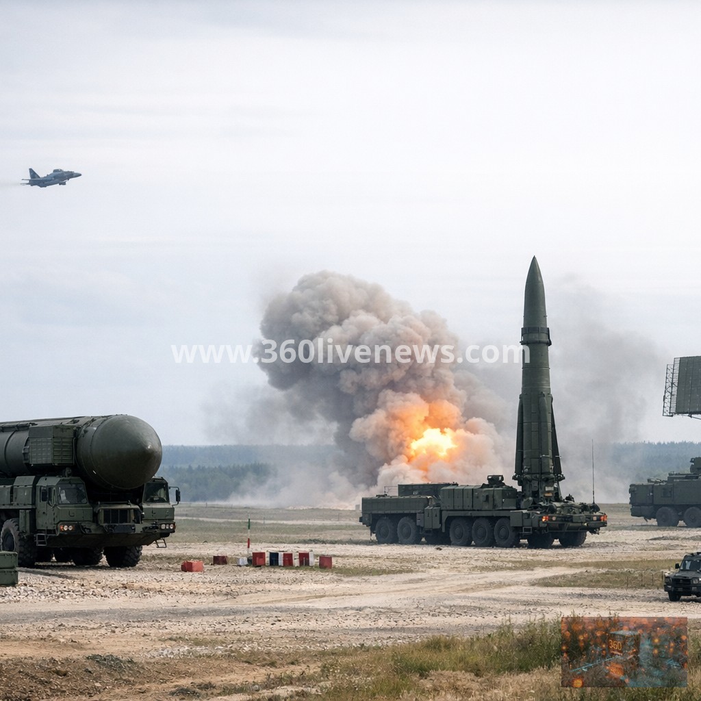 Russia and Belarus stage joint nuclear weapons drills