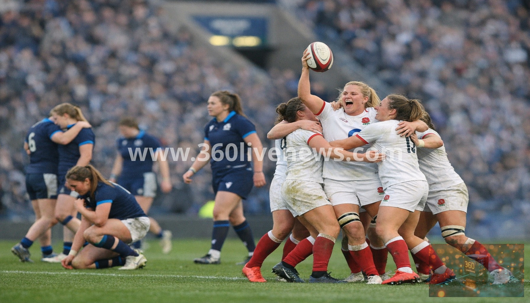 England Women's Rugby team wins emphatically at Six Nations