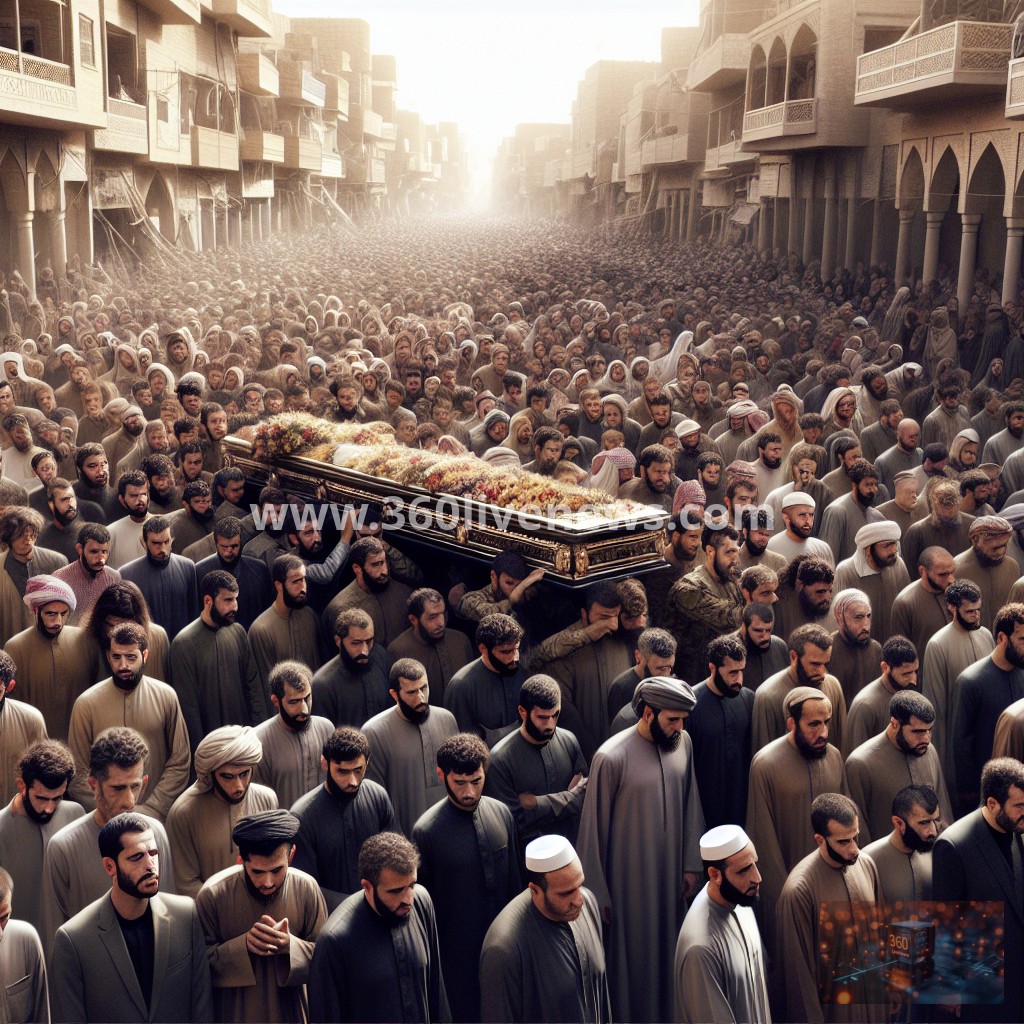 Tehran mourns senior security officials as authorities announce crackdown on alleged traitors following large funeral processions