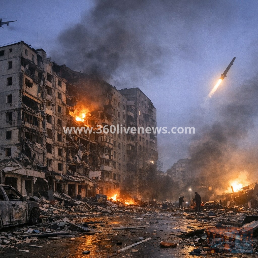 Russian strikes hit Ukraine as Kyiv ceasefire begins