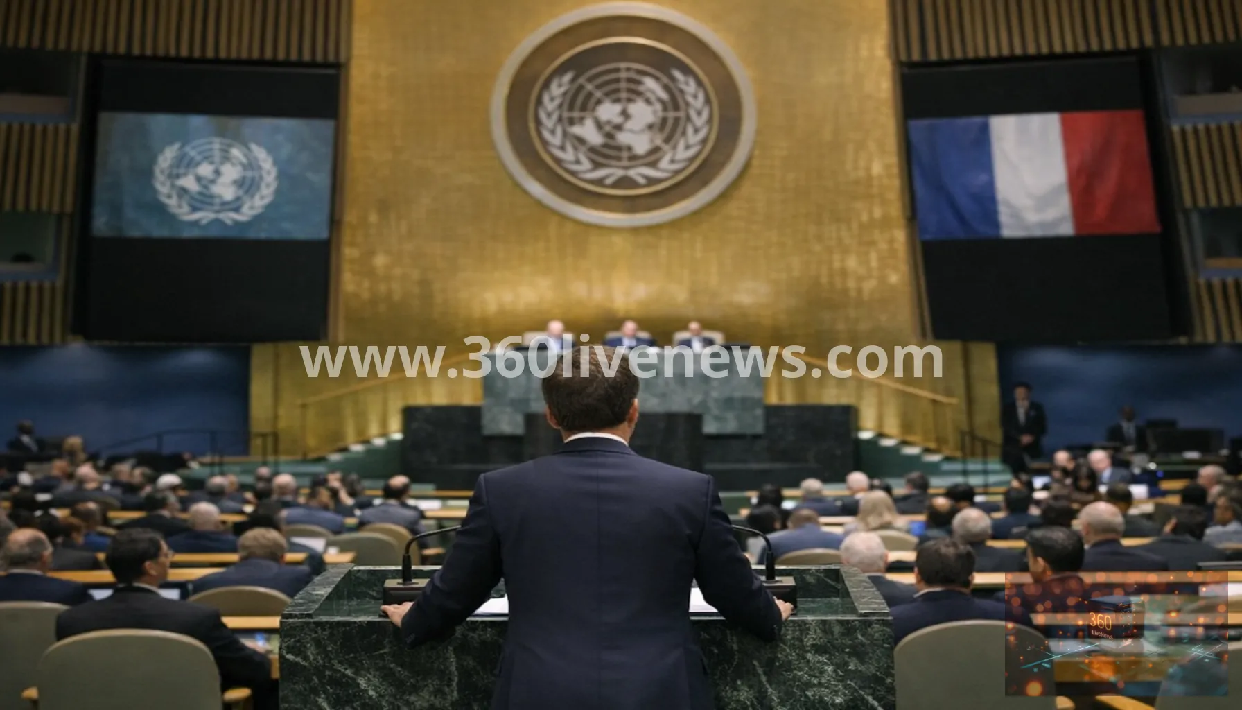 Macron uses final UN speech to urge resistance to 'law of the jungle'
