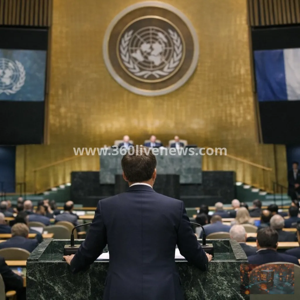 Macron uses final UN speech to urge resistance to 'law of the jungle'