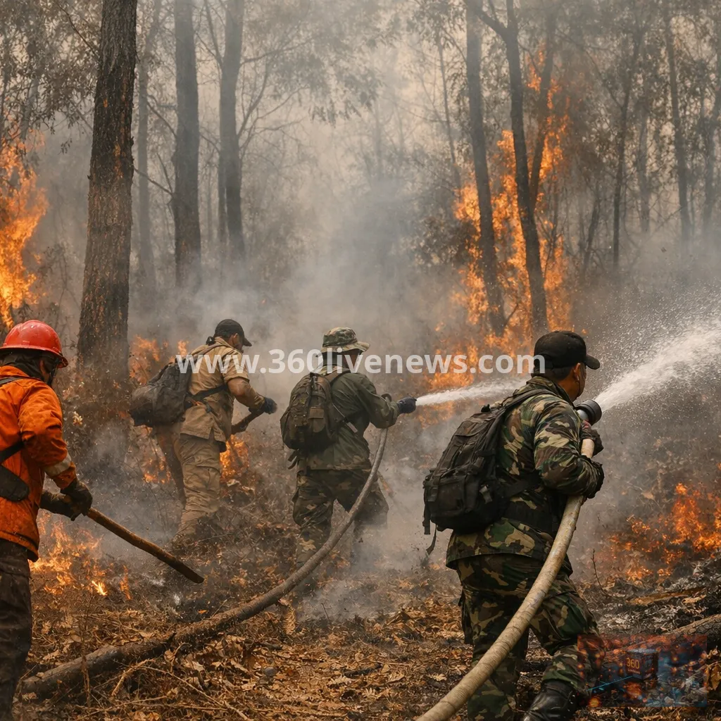 Four dead and two badly burned as Indonesia wildfire traps crew in East Java