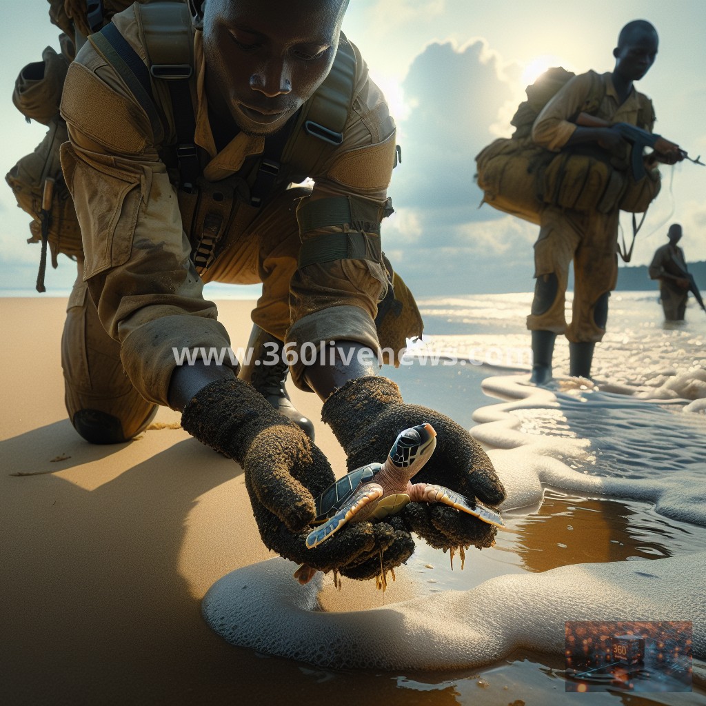 Eco-rangers in Gabon continue efforts to protect baby sea turtles amid low survival rates and environmental challenges