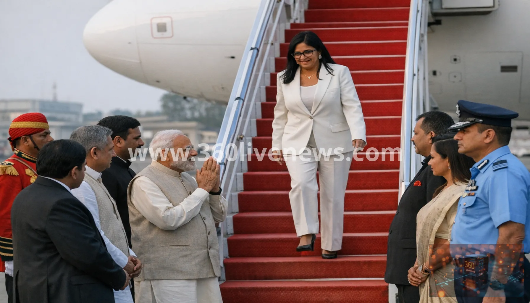 Venezuela acting president Delcy Rodriguez in India for energy talks amid oil supply concerns