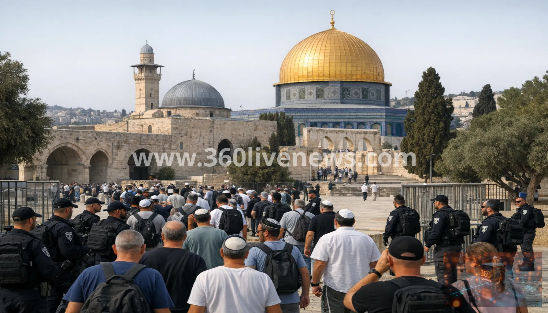 Hundreds of Israelis enter Al-Aqsa Mosque compound during Sukkot amid access restrictions