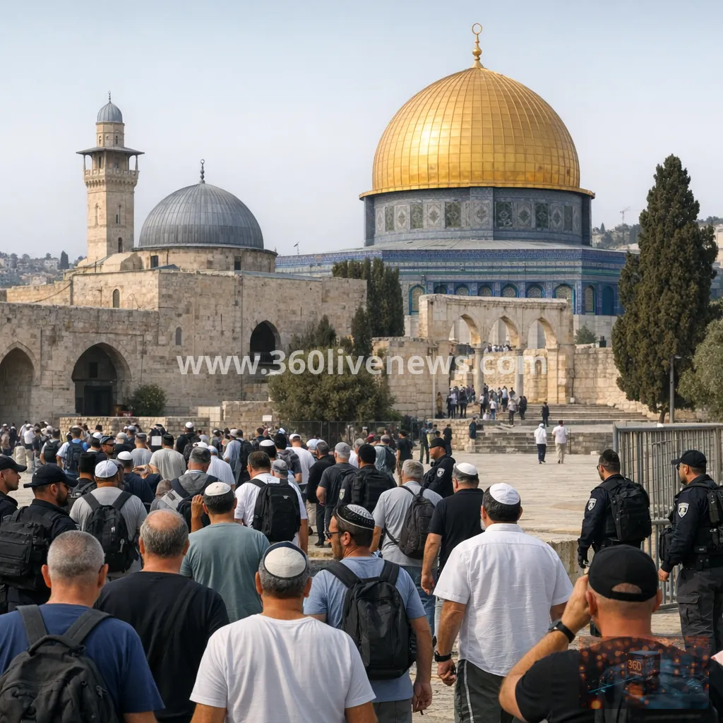 Hundreds of Israelis enter Al-Aqsa Mosque compound during Sukkot amid access restrictions