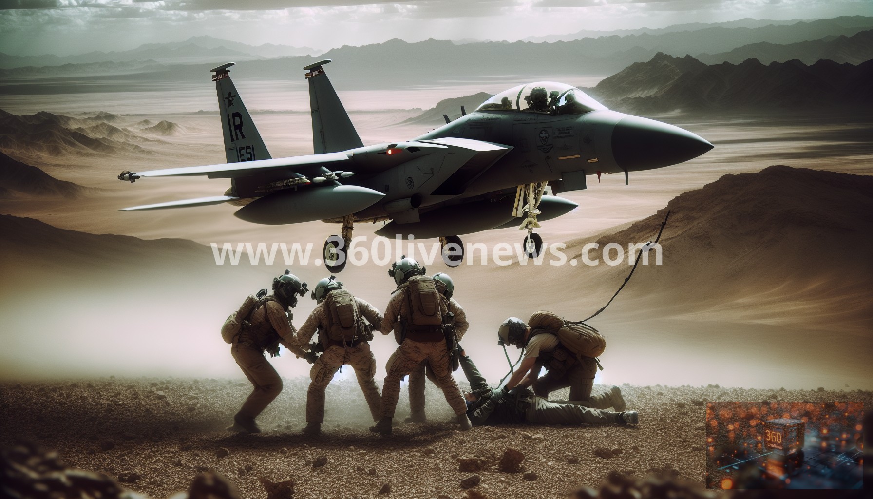 F-15E fighter jet shot down over Iran; one crew member rescued, second remains missing