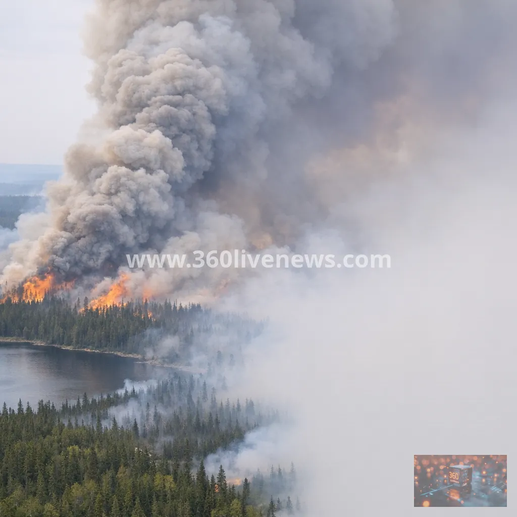 More than 900 wildfires burn across Canada as smoke spreads beyond North America