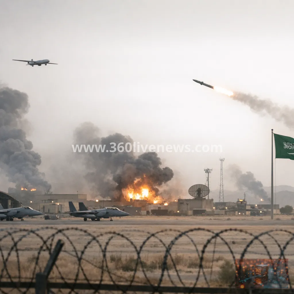Houthis claim drone and missile strike on Saudi base amid renewed Yemen fighting