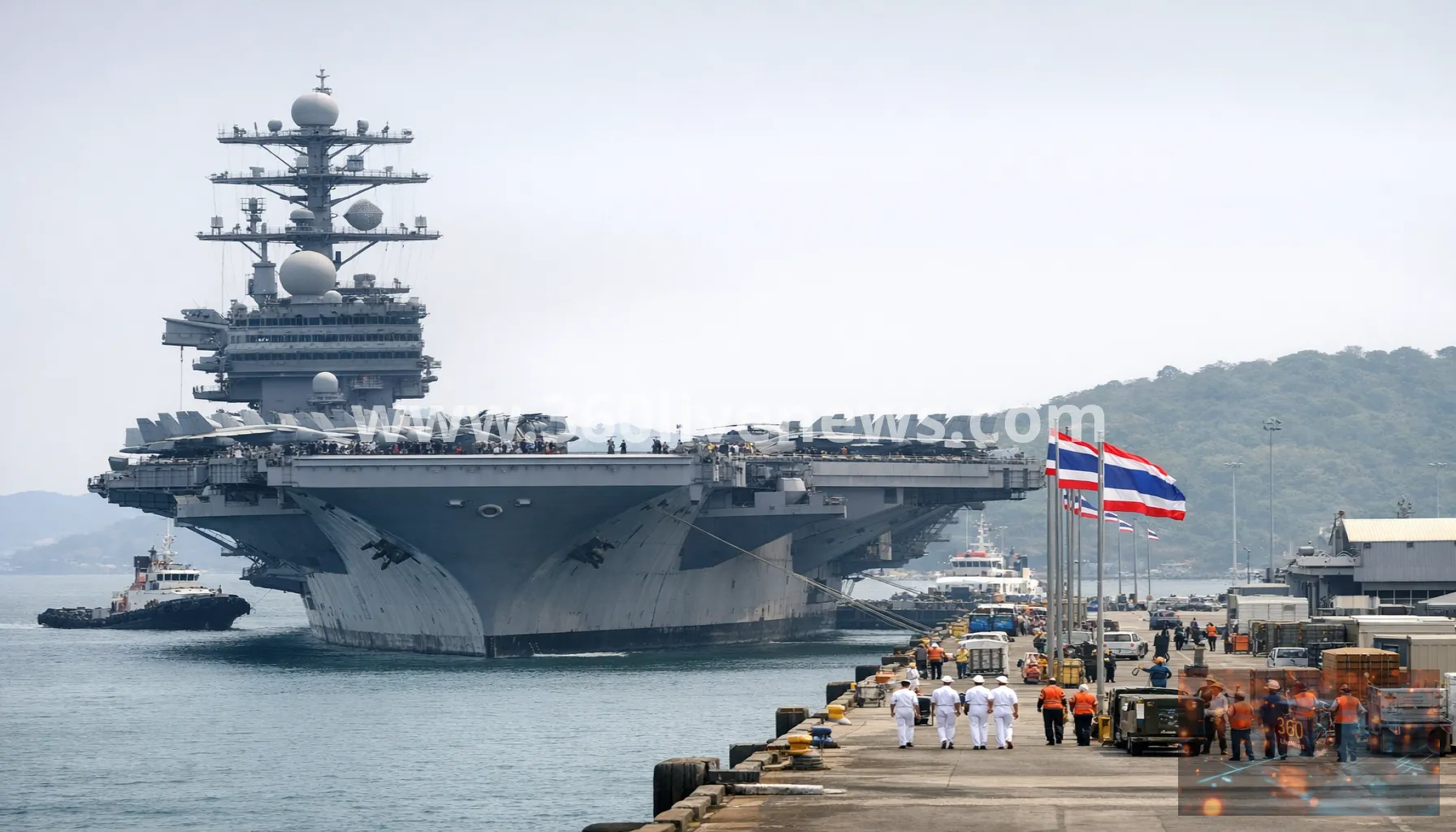 USS Abraham Lincoln to make brief Thailand port stop after more than 250 days at sea