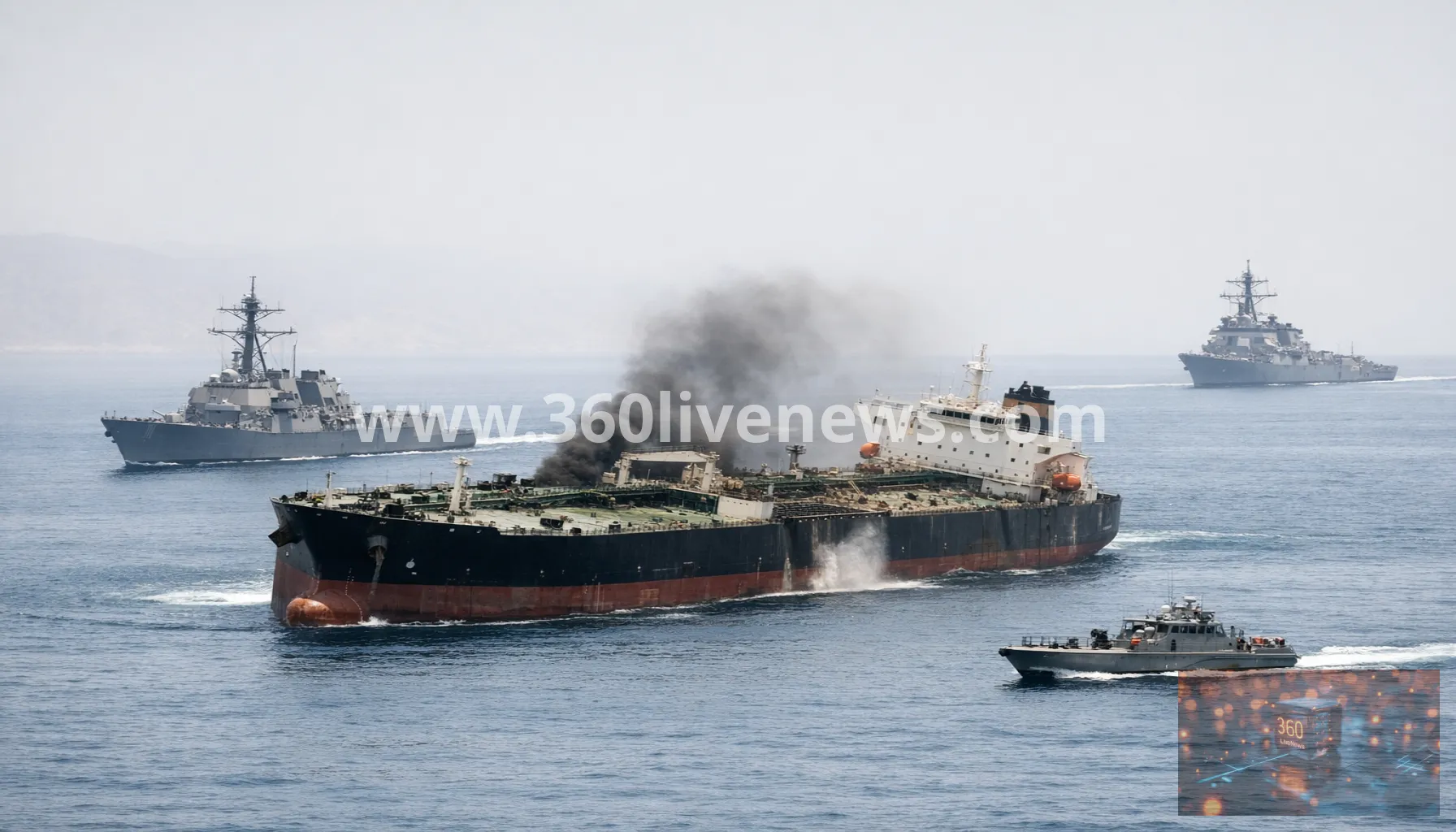 US says it disabled Iran-bound tanker in Strait of Hormuz blockade enforcement