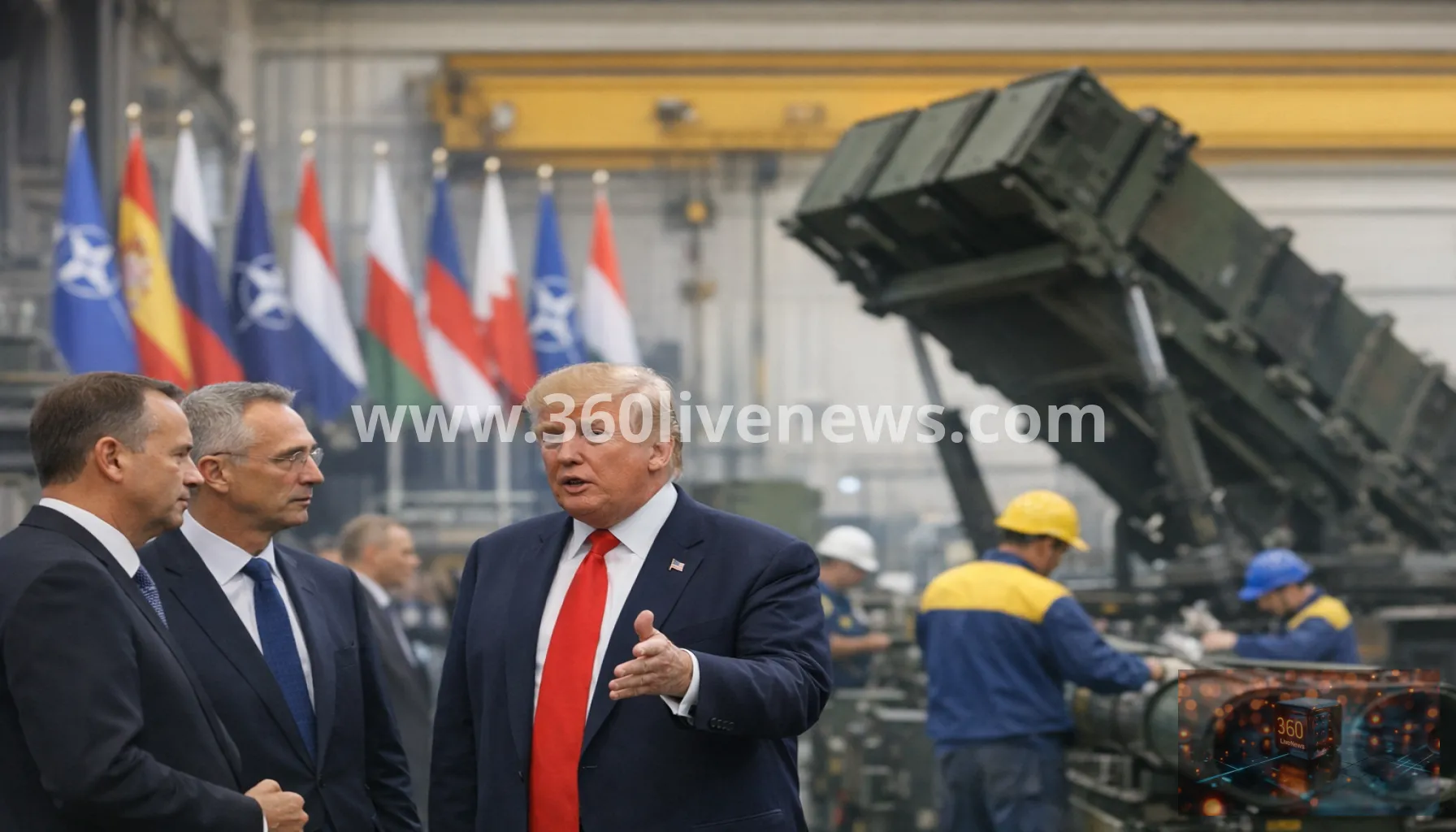 As NATO summit in Ankara ends, allies pledge 70 billion euros for Ukraine and Trump backs Patriot production licence