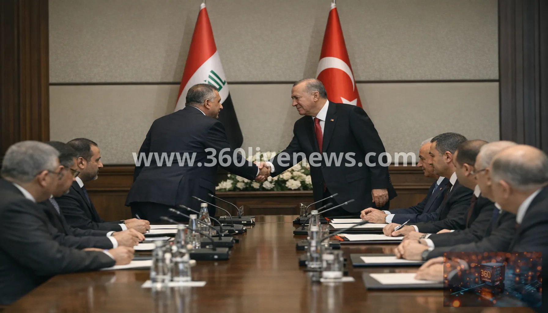 Iraqi PM visits Turkiye for talks on oil pipeline, water and security
