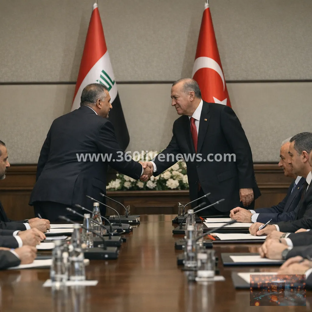 Iraqi PM visits Turkiye for talks on oil pipeline, water and security