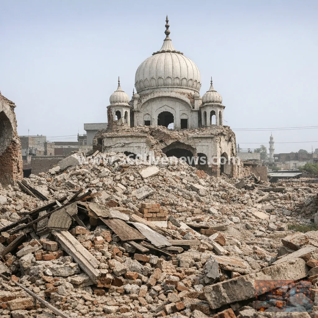 India condemns demolition of 125-year-old gurdwara in Pakistan's Farooqabad